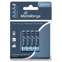 Batteries MEDIARANGE Premium Alkaline, Micro, LR03, 1.5V, blister, 4 pcs.