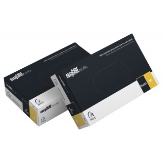 Rękawice nitrylowe, EASYCARE, 100 szt., rozmiar L, czarne, Rękawice, Ochrona indywidualna