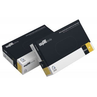 Rękawice nitrylowe, EASYCARE, 100 szt., rozmiar M, czarne, Rękawice, Ochrona indywidualna