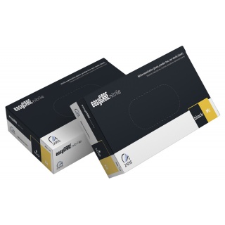 Rękawice nitrylowe, EASYCARE, 100 szt., rozmiar S, czarne, Rękawice, Ochrona indywidualna