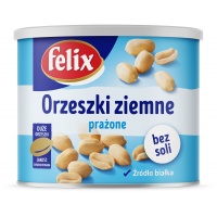 Roasted peanuts FELIX, unsalted, can, 140g
