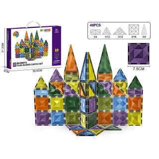 KLOCKI MAGNETYCZNE 4841, Klocki, Zabawki