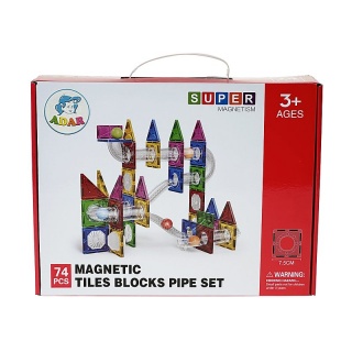 KLOCKI MAGNETYCZNE 4865, Klocki, Zabawki