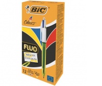 DŁUGOPIS 4 COLOURS FLUO, Długopisy, Art. do pisania i korygowania