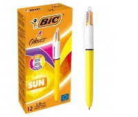 DŁUGOPIS 4 COLOURS SUN, Długopisy, Art. do pisania i korygowania