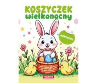 KOSZYCZEK WIELKANOCNY Z NAKLEJKAMI