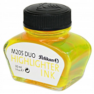 ATRAMENT PELIKAN 30ml FLUORESCENCYJNY Ż&Oacute;ŁTY, Wkłady, naboje, atramenty, Art. do pisania i korygowania