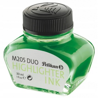 ATRAMENT PELIKAN 30ML FLUORESCENCYJNY ZIELONY, Wkłady, naboje, atramenty, Art. do pisania i korygowania
