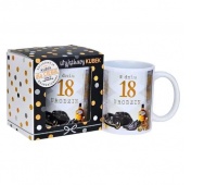 KUBEK OKOLICZNOŚCIOWY "18" CZARNE AUTO UR15-18