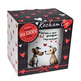 KUBEK OKOLICZNOŚCIOWY WALENTYNKA, Upominki, Art. dekoracyjne i prezentowe