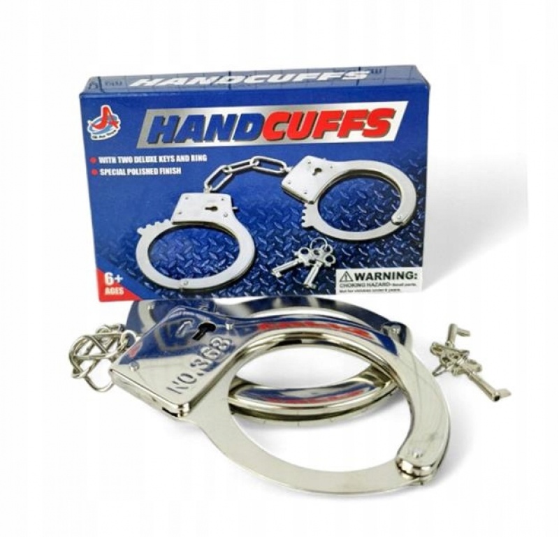 KAJDANKI METALOWE W PUDEŁKU 3243, Dla chłopca, Zabawki