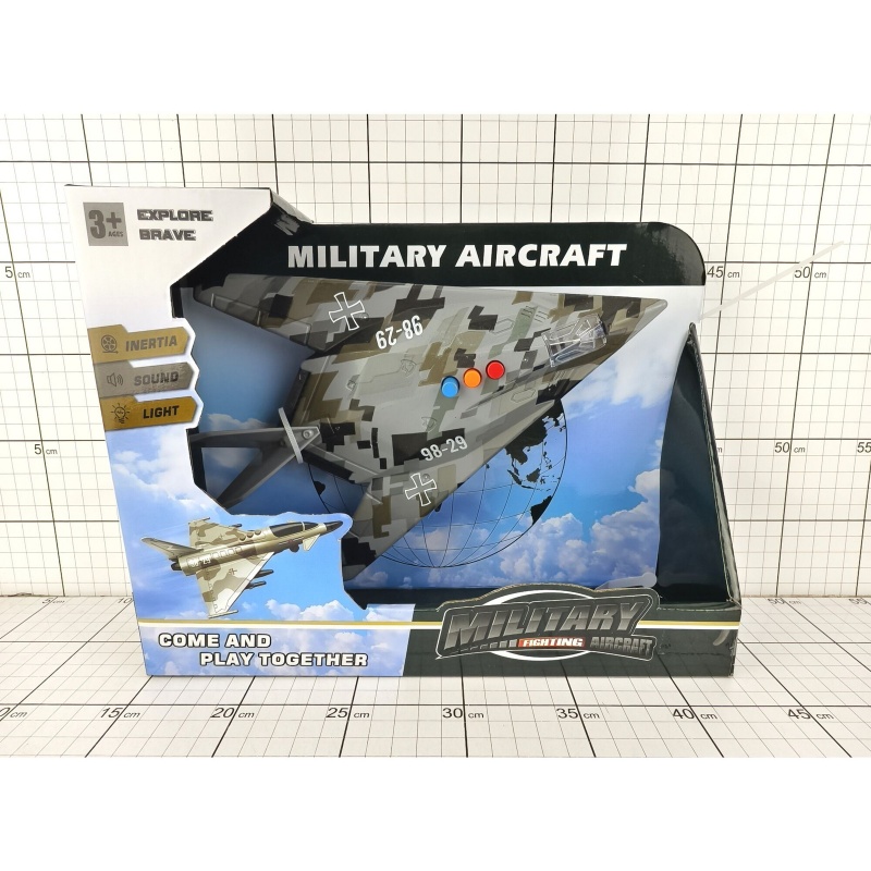 SAMOLOT WOJSKOWY ŚW/DŹ 7441, Pojazdy, Zabawki