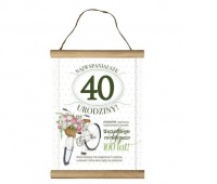 DYPLOM OKOLICZNOŚCIOWY "40" UR05-40 ROWER