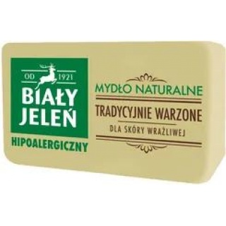 MYDŁO NATURALNE BIAŁY JELEŃ 100G., Mydła i dozowniki, Art. higieniczne i dozowniki