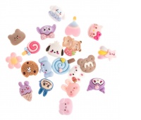 OZDOBY 3D 20szt.CANDY DROPS, Artykuły zdobnicze, Art. kreatywne