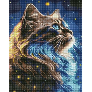 ZESTAW DO MOZAIKI DIAMENTOWEJ MAGIA PRZESTRZ 40X50, Zestawy kreatywne, Art. kreatywne