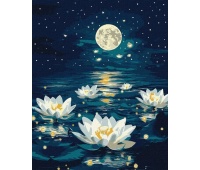 ZESTAW DO MAL.PO NUM. LOTOS POD POŚWIATĄ 40X50CM