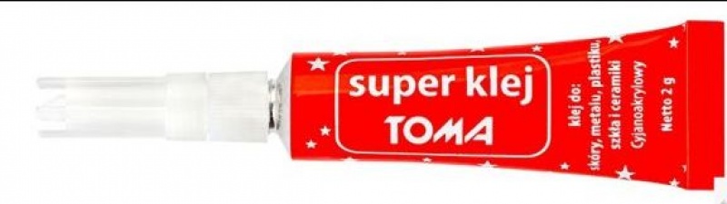 SUPER KLEJ TOMA 2G., Kleje, Galanteria biurowa