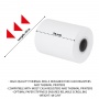 Rolki termiczne OFFICE PRODUCTS, 56mm x 30m, gr. 48 +/- 6, 10 szt., białe, Papiery specjalne, Papier i etykiety