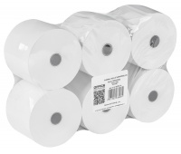 Thermal rolls OFFICE PRODUCTS, 57mm x 80m, 48 g/m&sup2; +/- 6, 6 pcs, white