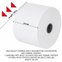 Thermal rolls OFFICE PRODUCTS, 57mm x 100m, 48 g/m&sup2; +/- 6, 6 pcs, white