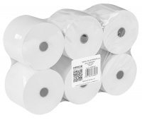 Thermal rolls OFFICE PRODUCTS, 57mm x 100m, 48 g/m&sup2; +/- 6, 6 pcs, white