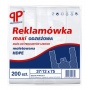 Reklam&oacute;wka SARANTIS, HDPE, HD maxi odzieżowa, 37/12/75 cm, 12 mikr., 200 szt., biała