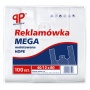Reklam&oacute;wka SARANTIS, HDPE, mega, 40/12/80 cm, 14 mikr., 100 szt., biała
