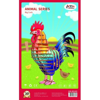 SKŁADANKA KOLOR DUŻY KOGUT DK, Kreatywne, Zabawki