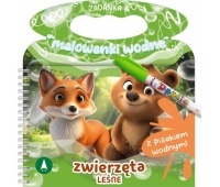 WODNE. ZWIERZĘTA LEŚNE, Kolorowanki, Książeczki