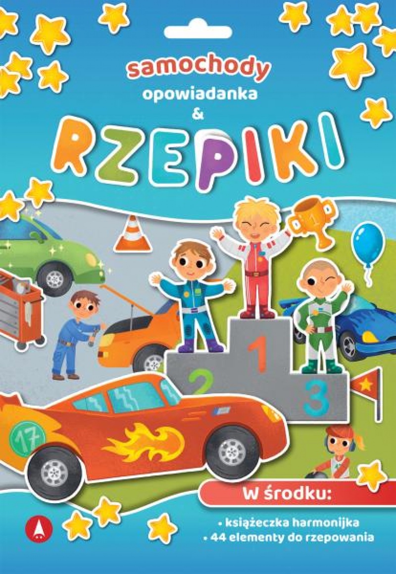 RZEPIKI. SAMOCHODY, Kolorowanki, Książeczki