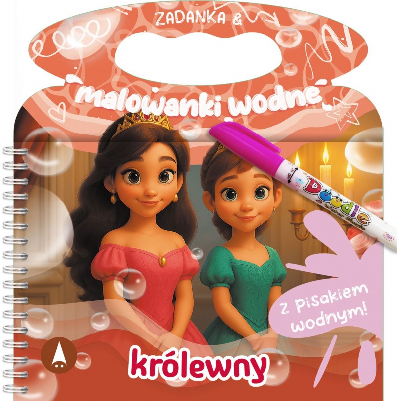 WODNE. KR&Oacute;LEWNY, Kolorowanki, Książeczki