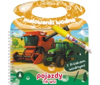 WODNE. POJAZDY NA WSI, Kolorowanki, Książeczki