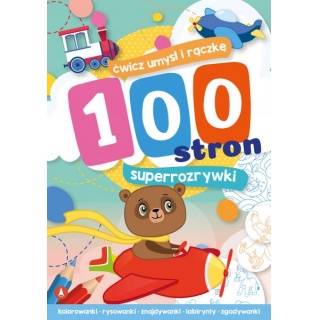 100 STRON SUPERROZRYWKI, Edukacyjne, Książeczki