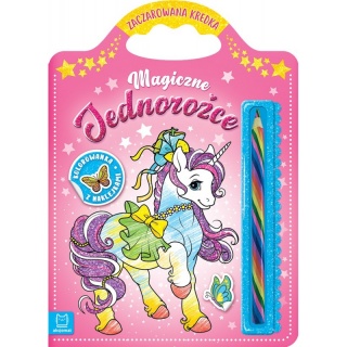 Zaczarowana kredka. Magiczne jednorożce, Kolorowanki, Książeczki