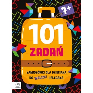 101 zadań. Łamigł&oacute;wki dla dzieciaka do walizki, Edukacyjne, Książeczki