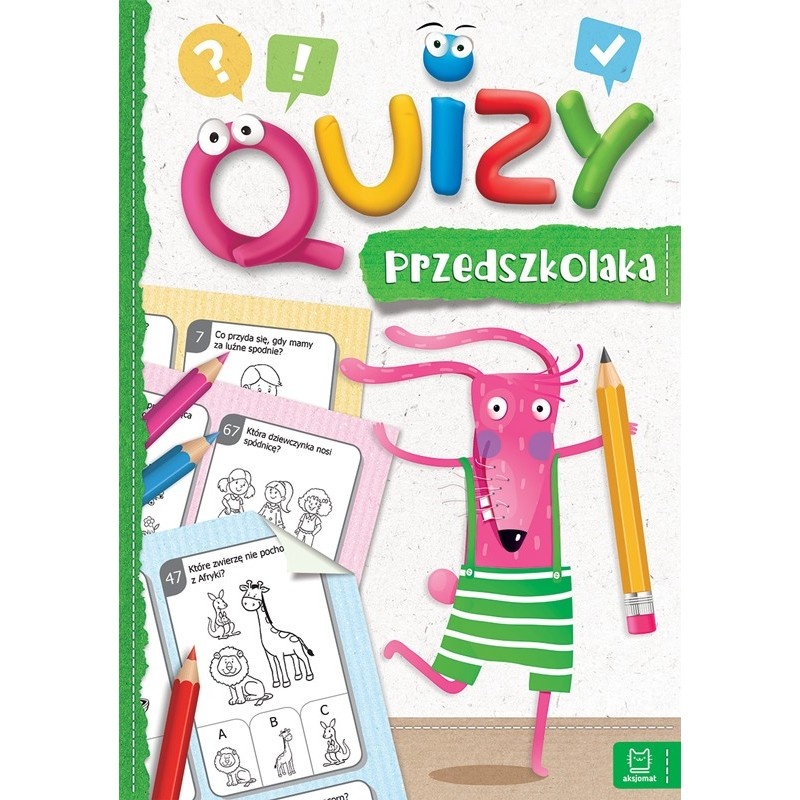 Quizy przedszkolaka. Zielone, Edukacyjne, Książeczki
