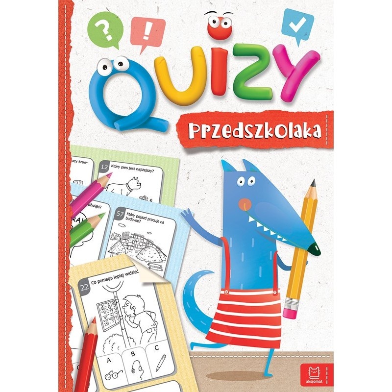 Quizy przedszkolaka. Czerwone, Edukacyjne, Książeczki