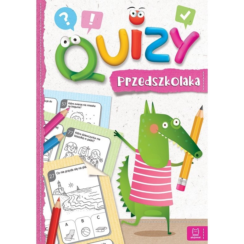 Quizy przedszkolaka. R&oacute;żowe, Edukacyjne, Książeczki