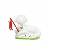 OZDOBNY BARANEK WIELKANOCNY, Wielkanoc, Art. świąteczne i okolicznościowe