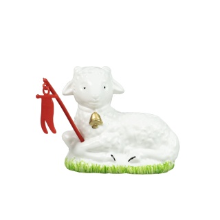 OZDOBNY BARANEK WIELKANOCNY, Wielkanoc, Art. świąteczne i okolicznościowe