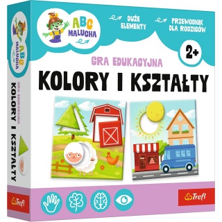 GRA KOLORY I KSZTAŁTY / ABC MALUCHA !!, Edukacyjne, Gry