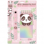 WYPRZEDAŻ NOTES Z BRANSOLETKĄ PIN-UP PANDA