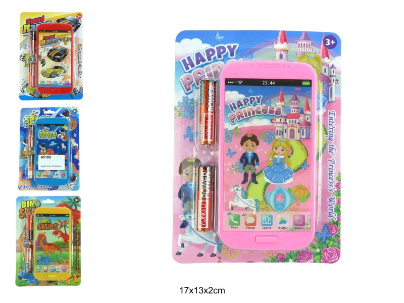 SMARTFON Z DŹWIĘKIEM BTEL8221, Zabawki