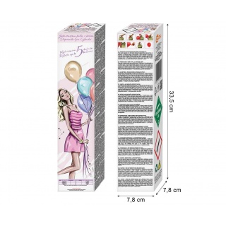 BUTLA Z HELEM JEDNORAZOWA NA 5 BALON&Oacute;W 9", Artykuły jednorazowe, Art. na okazje i przyjęcia