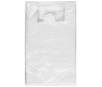 Plastic bag SARANTIS, standard, HDPE 28/7/48 cm, 9 mikrons., 200 pcs, white