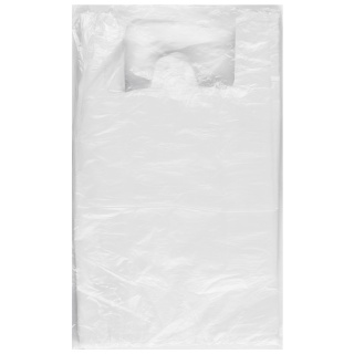 Reklam&oacute;wka SARANTIS, HDPE, standard, 28/7/48 cm, 9 mikr., 200 szt., biała, Woreczki i torby foliowe, Artykuły higieniczne i dozowniki