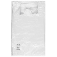 Reklam&oacute;wka SARANTIS, HDPE, podstawowa, 25/6/45 cm, 11 mikr., 180 szt., biała, Woreczki i torby foliowe, Artykuły higieniczne i dozowniki