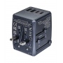 Travel adapter DONAU TRAVEL 904, black