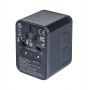 Travel adapter DONAU TRAVEL 521, black